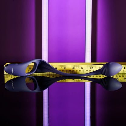 Zero Tolerance TIP TO TAIL - Blue USB Rechargeable Vibrating Butt Plug with Vibrating Cock Ring Zero Tolerance