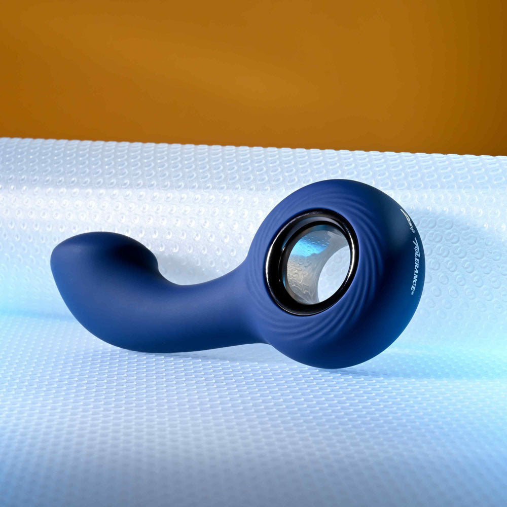 Zero Tolerance THE REACH - Blue 13.8 cm USB Rechargeable Vibrating Anal Plug Zero Tolerance