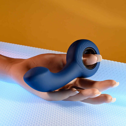 Zero Tolerance THE REACH - Blue 13.8 cm USB Rechargeable Vibrating Anal Plug Zero Tolerance