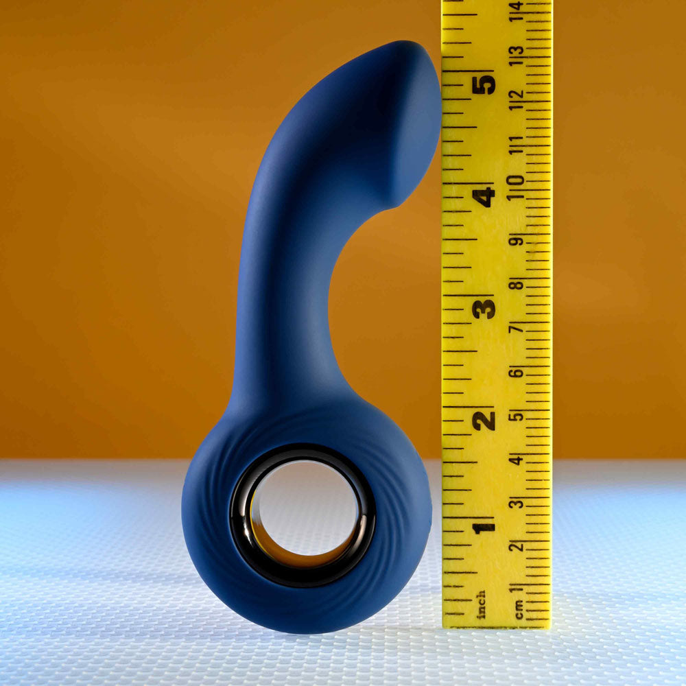 Zero Tolerance THE REACH - Blue 13.8 cm USB Rechargeable Vibrating Anal Plug Zero Tolerance