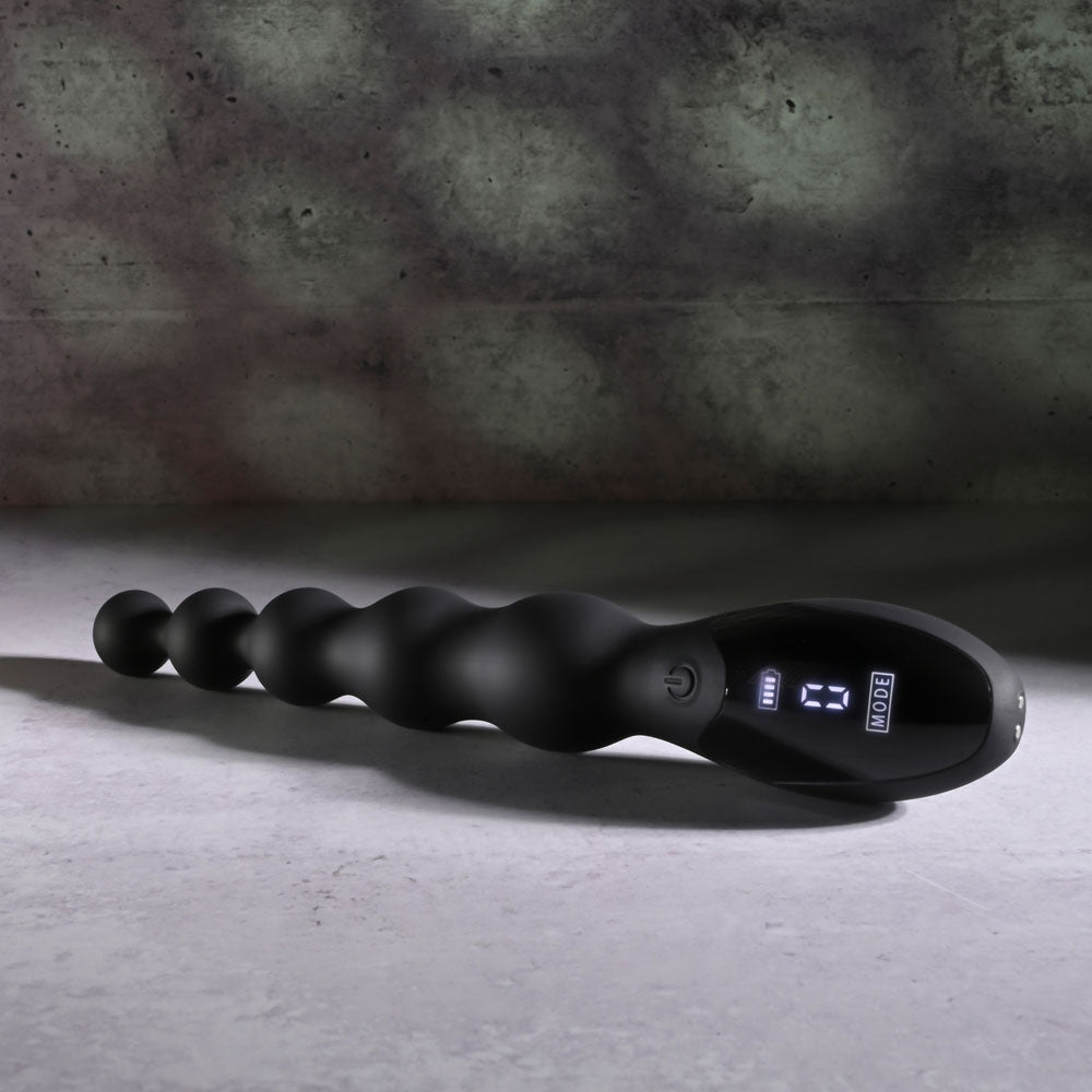 Zero Tolerance BACKDOOR BATON - Black 24 cm USB Rechargeable Vibrating Anal Beads Zero Tolerance