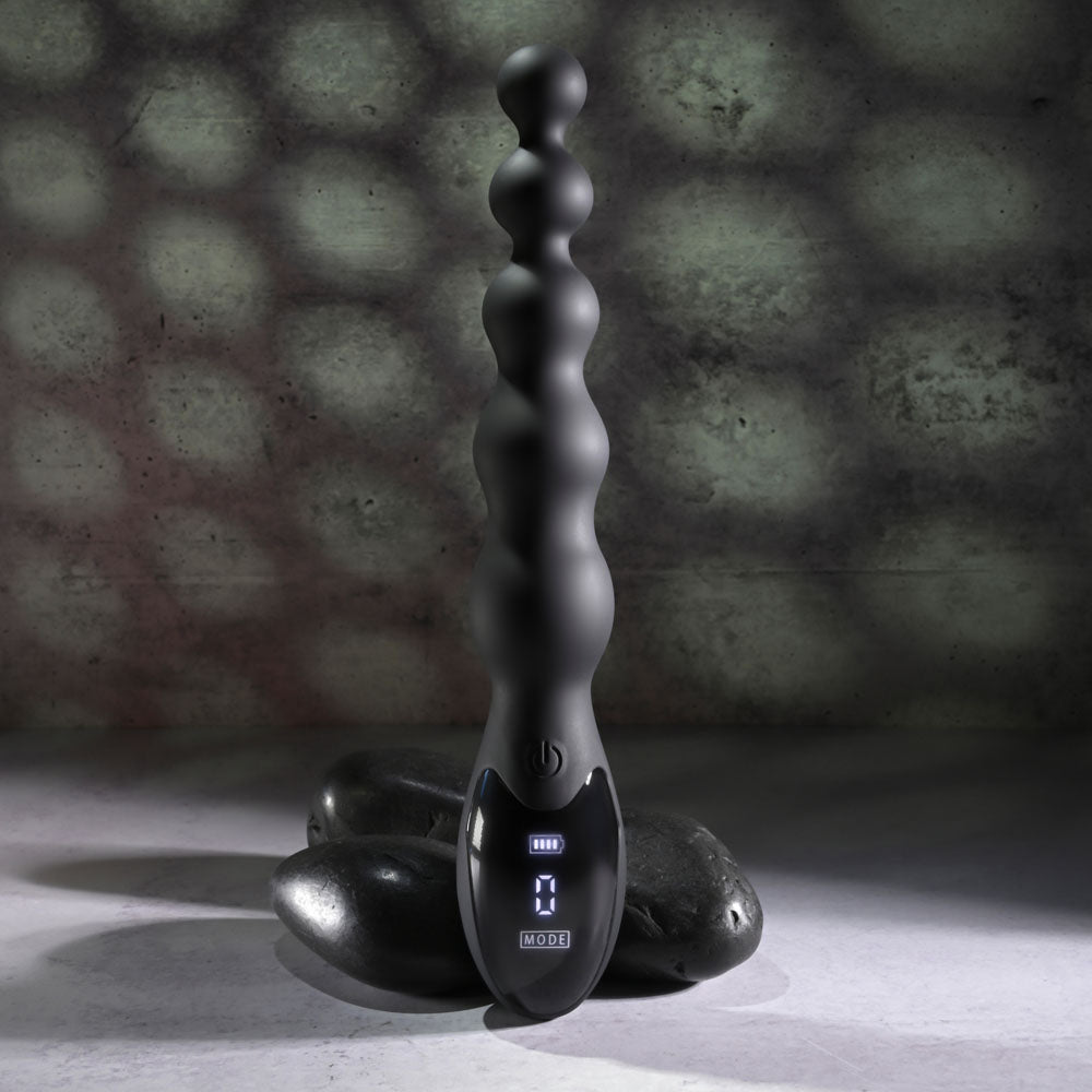 Zero Tolerance BACKDOOR BATON - Black 24 cm USB Rechargeable Vibrating Anal Beads Zero Tolerance