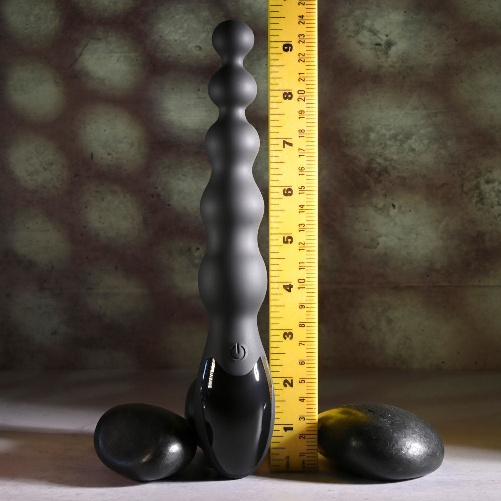 Zero Tolerance BACKDOOR BATON - Black 24 cm USB Rechargeable Vibrating Anal Beads Zero Tolerance
