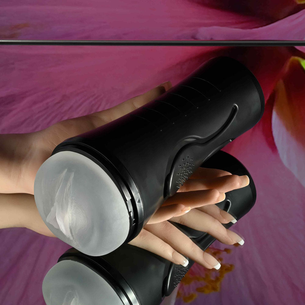 Zero Tolerance HOLD TIGHT - Clear USB Rechargeable Vibrating Vagina Stroker Zero Tolerance
