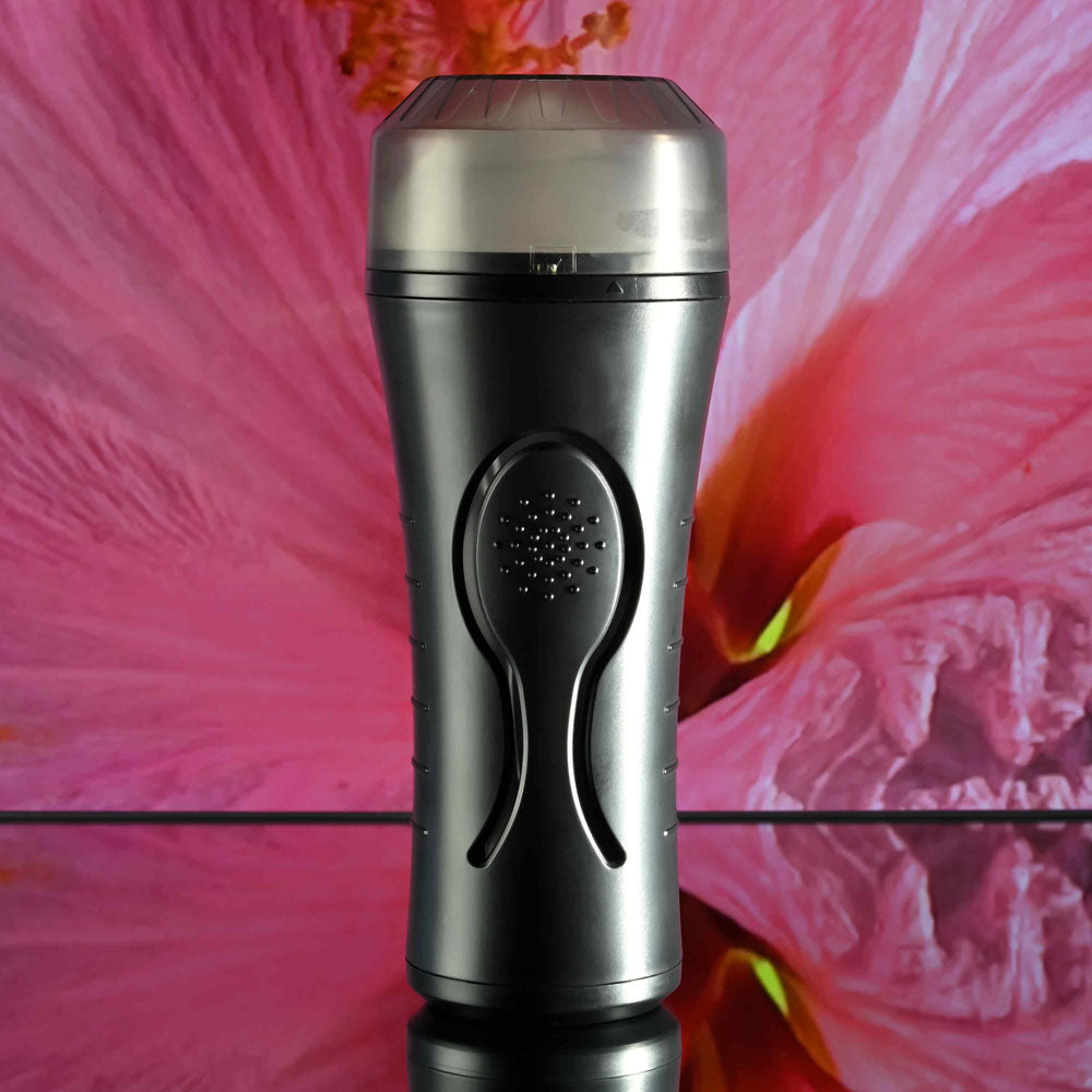 Zero Tolerance HOLD TIGHT - Clear USB Rechargeable Vibrating Vagina Stroker Zero Tolerance
