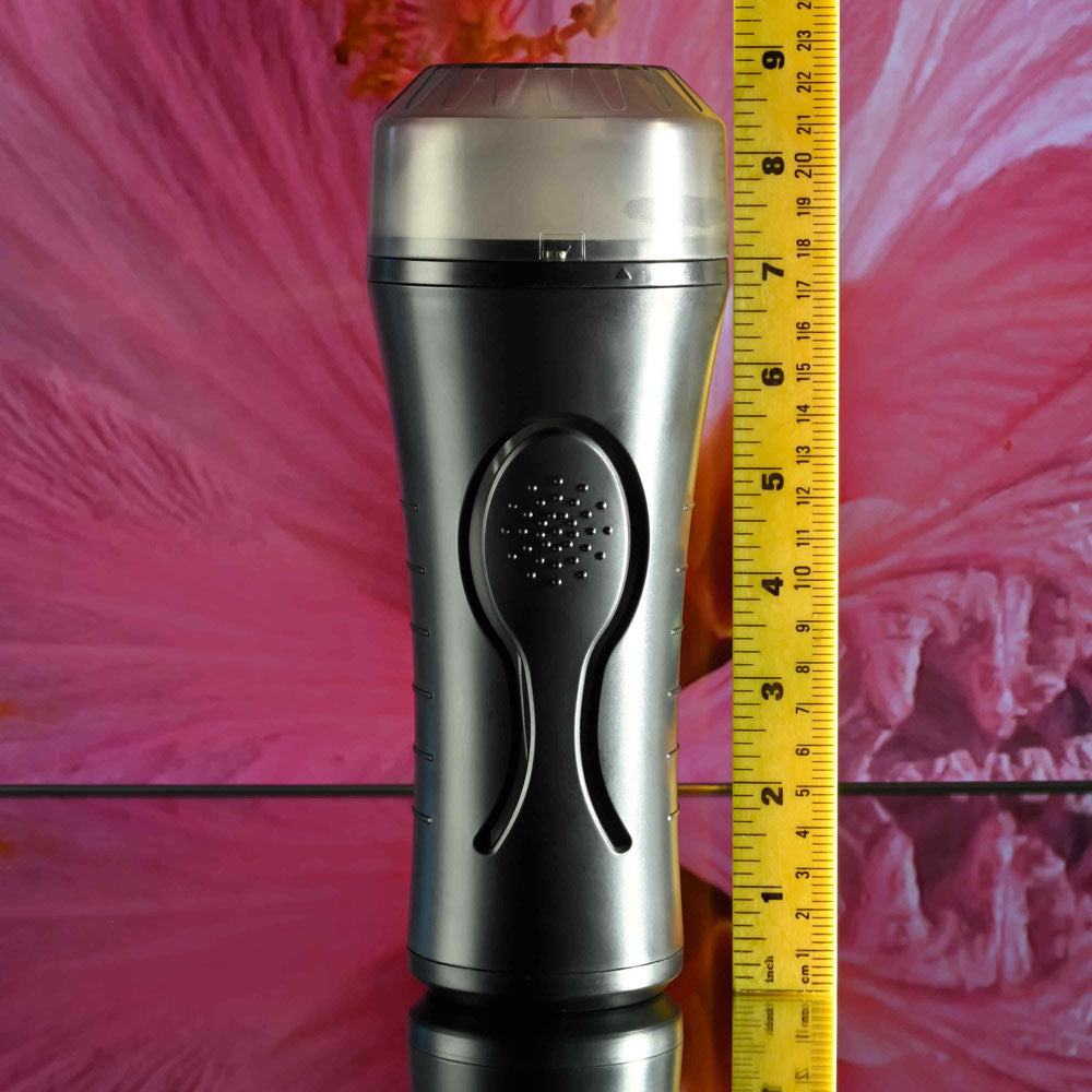 Zero Tolerance HOLD TIGHT - Clear USB Rechargeable Vibrating Vagina Stroker Zero Tolerance