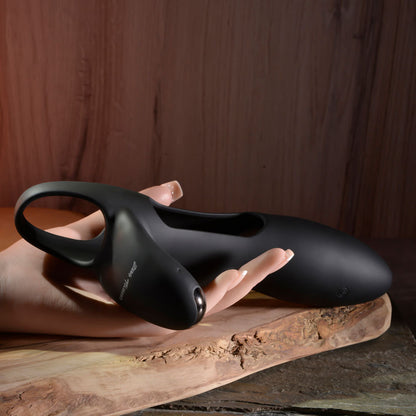 Zero Tolerance NAUTILUS - Black USB Rechargeable Vibrating Penis Extender Sleeve Zero Tolerance