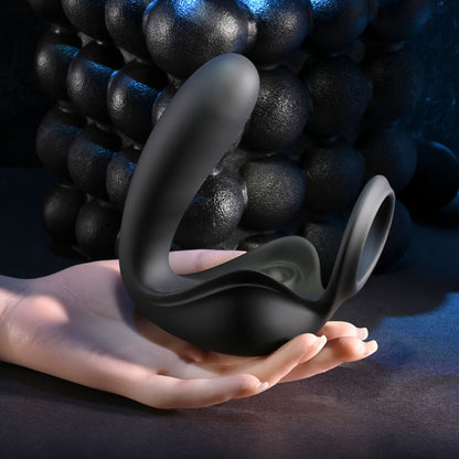 Zero Tolerance BALLIN OUT - Black USB Rechargeable Prostate Massager with Cock Ring and Wireless Remote Zero Tolerance