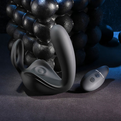 Zero Tolerance BALLIN OUT - Black USB Rechargeable Prostate Massager with Cock Ring and Wireless Remote Zero Tolerance