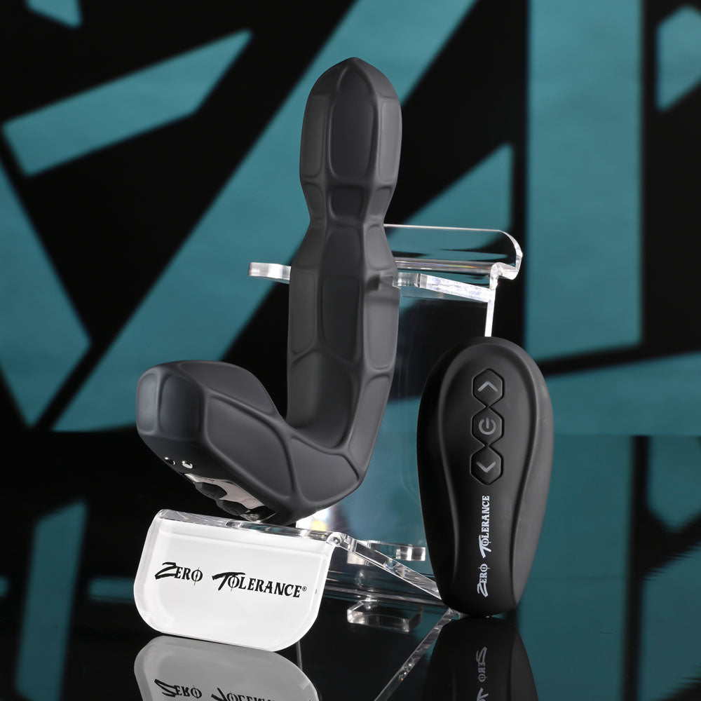 Zero Tolerance MR PROSTATE - Black 12.6 cm USB Rechargeable Prostate Massager with Wireless Remote Zero Tolerance