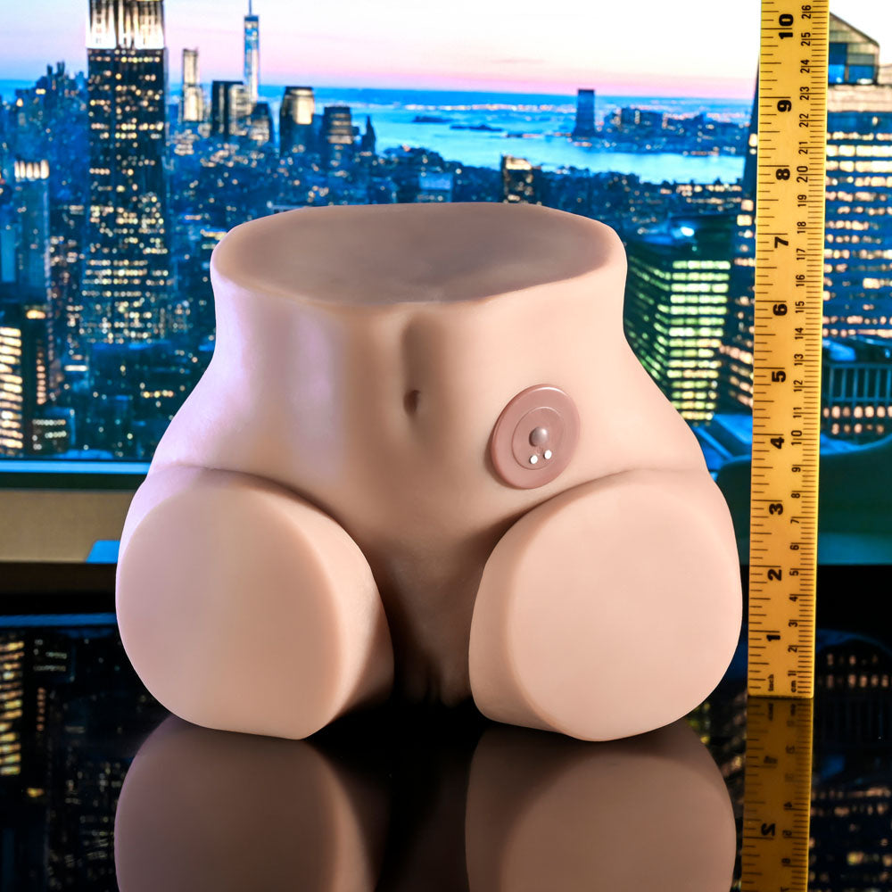 Zero Tolerance LETS GET READY TO RUMBLE - Flesh USB Rechargeable Vibrating Doggy Style Torso Masturbator Zero Tolerance