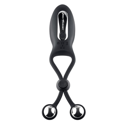 Zero Tolerance THE BIG BANG - Black USB Rechargeable Vibrating Lasso Cock Ring Zero Tolerance