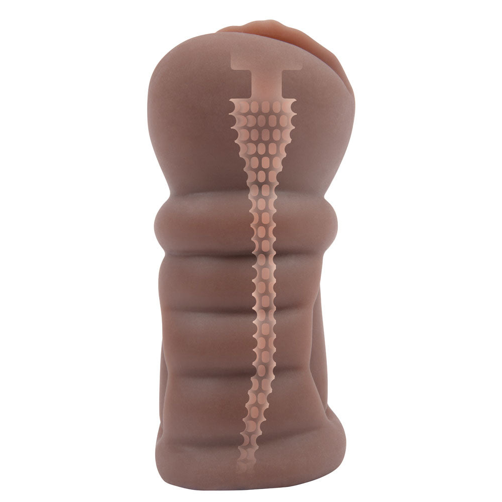 Zolo Stroke Off Diva Pussy Stroker - Brown Vagina Stroker zolo