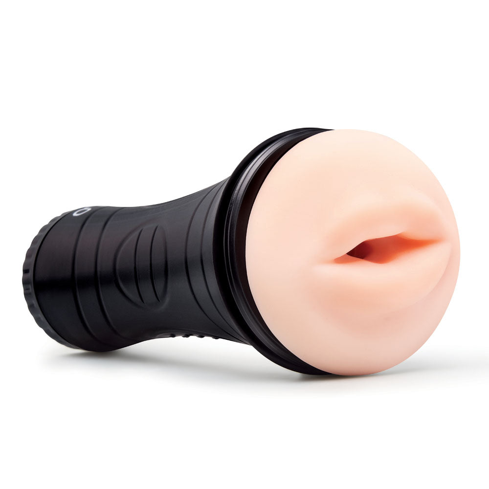 Zolo STROKE OFF Deep Throat BJ - Flesh Mouth Stroker Zolo
