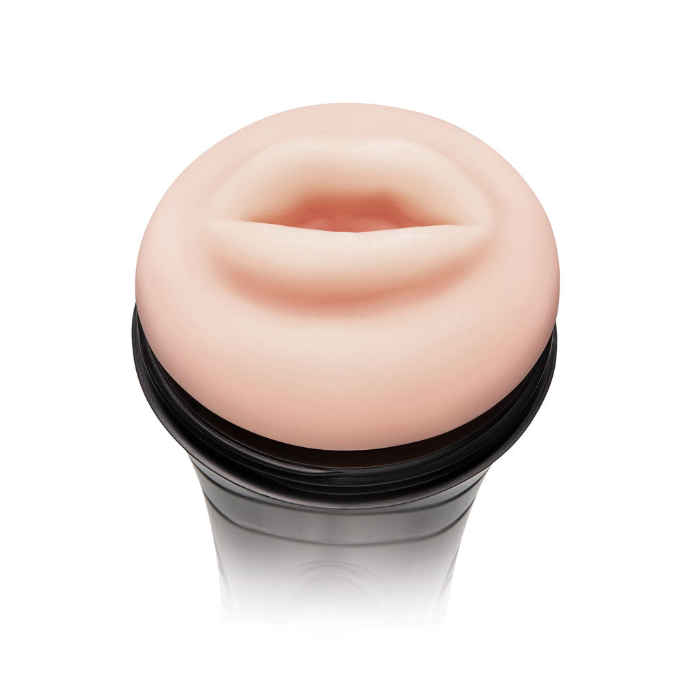 Zolo STROKE OFF Deep Throat BJ - Flesh Mouth Stroker Zolo