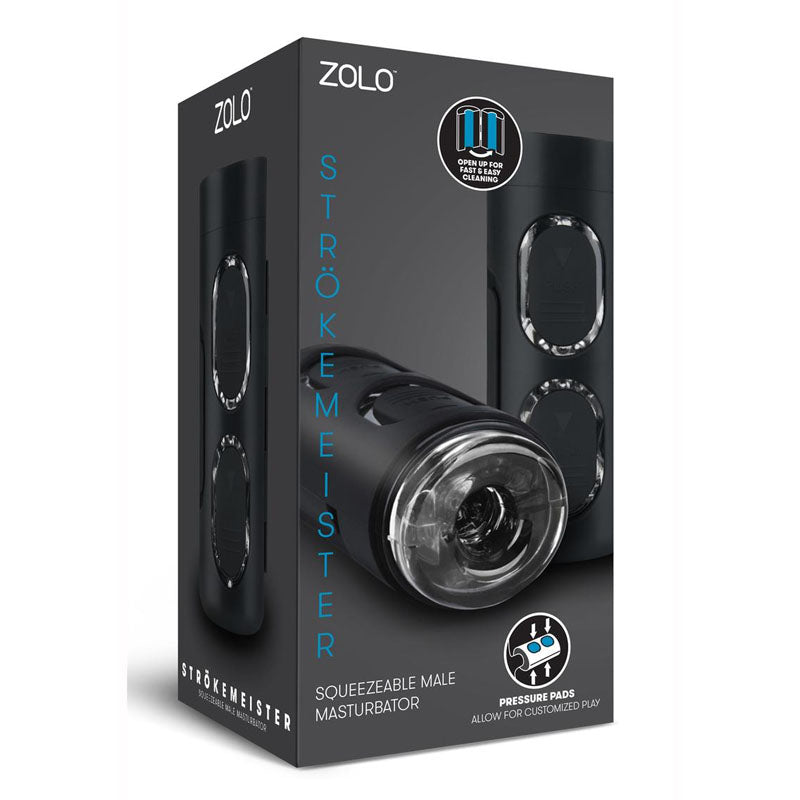 Zolo Strokemeister - Black Squeezable Masturbator Zolo