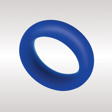Zolo Extra Thick Silicone Cock Ring - Blue 40 mm Cock Ring Zolo