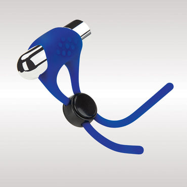 Zolo Rechargeable Cock Ring & Lasso - Blue USB Rechargeable Adjustable Cock Ring Zolo