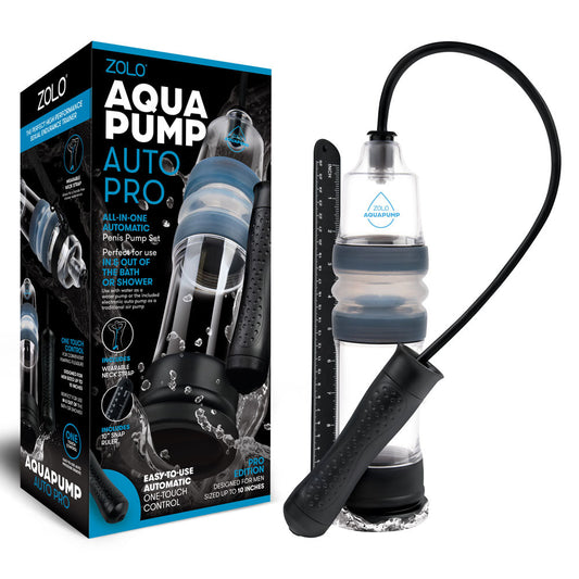 Zolo Aquapump Auto Pro - Clear Auto Water Penis Pump Zolo