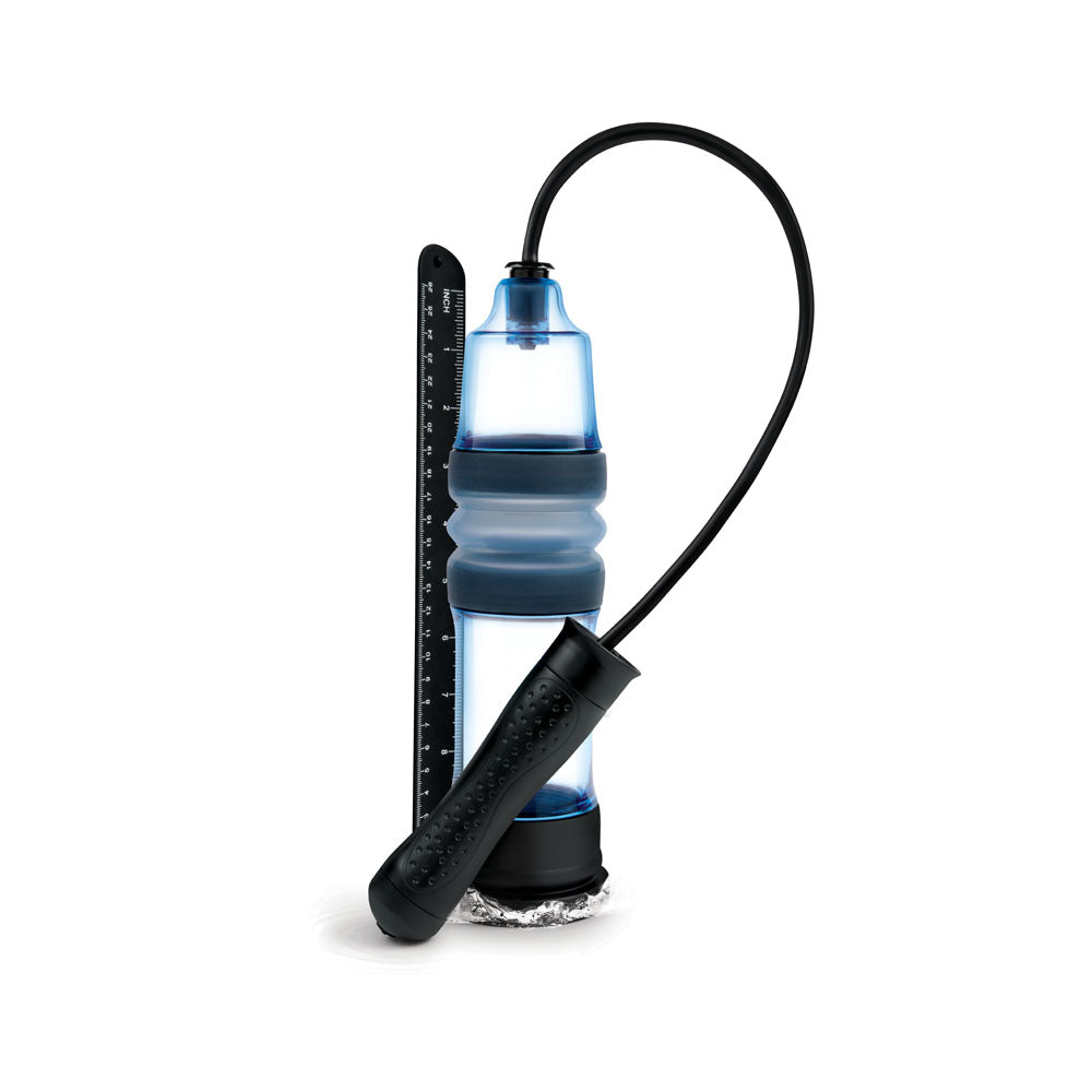 Zolo Aquapump Compact Auto - Blue Auto Water Penis Pump Zolo
