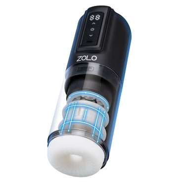 Zolo HAWK TUAH Ultimate BJ Stroker - USB Rechargeable Thrusting & Rotating Auto Stroker Zolo