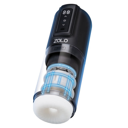 Zolo HAWK TUAH Ultimate BJ Stroker - USB Rechargeable Thrusting & Rotating Auto Stroker Zolo