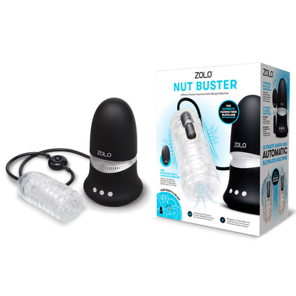 Zolo NUT BUSTER - Mains Powered Hands Free Automatic Blowjob Machine Zolo