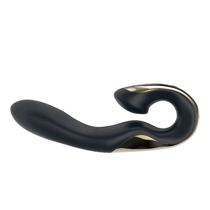 Zini Roae Special Edition - Black/Gold - Black/Gold 19.5 cm USB Rechargeable Vibrator Zini