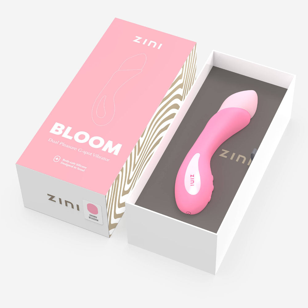 Zini Bloom - Cherry Blossom 18.2 cm USB Rechargeable Vibrator Zini