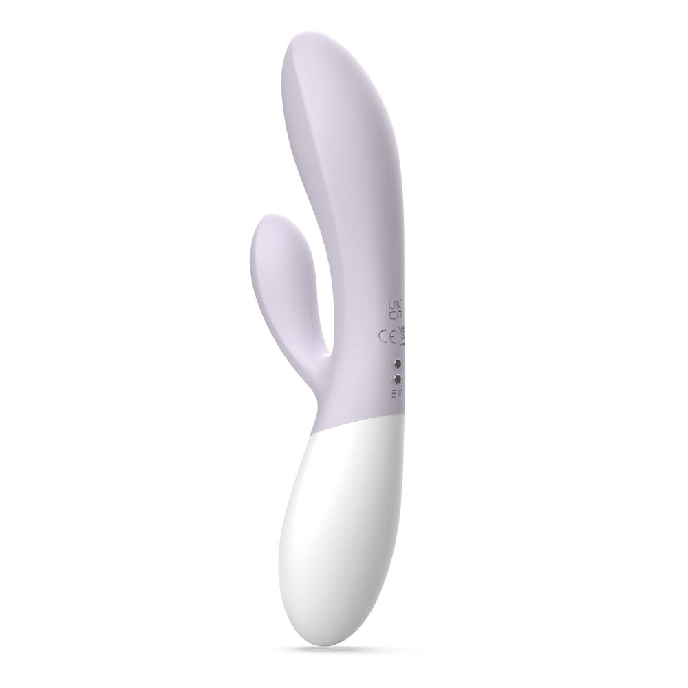 Zini Dew - Purple Hydrangea 20 cm USB Rechargeable Rabbit Vibrator Zini
