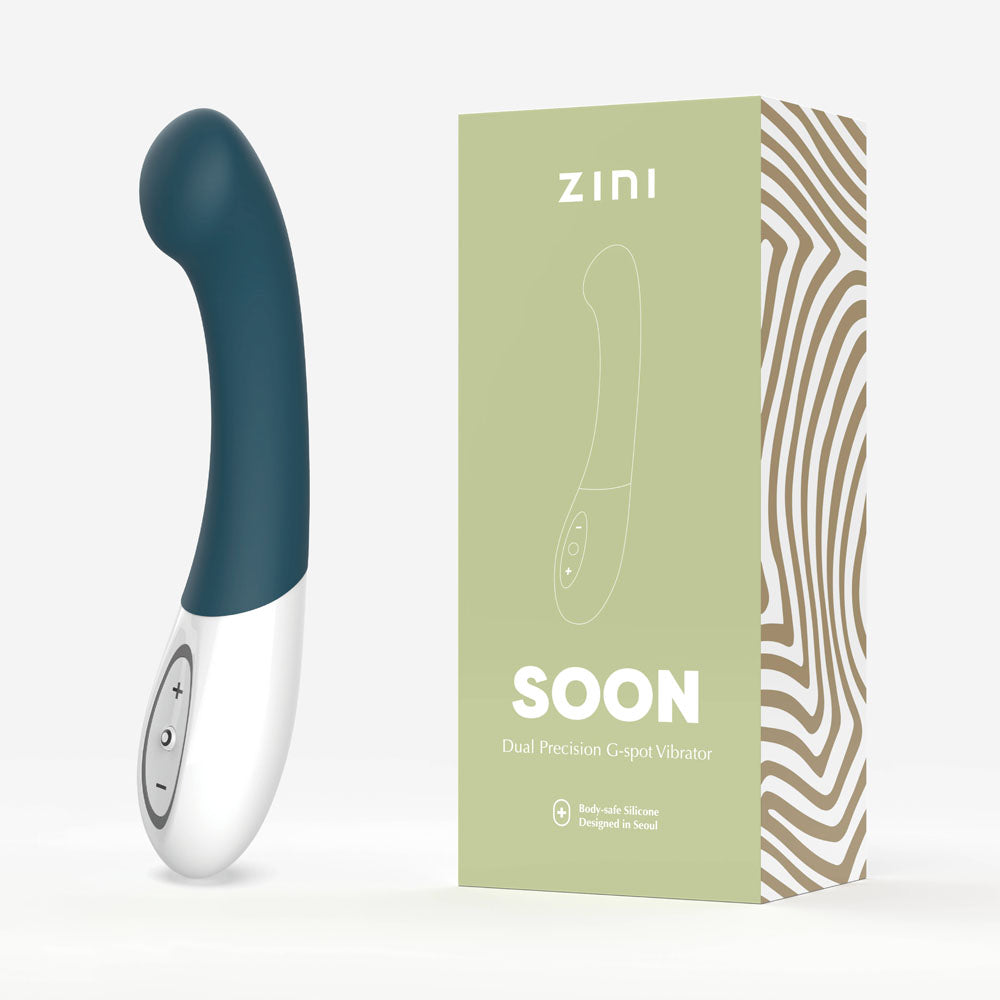 Zini Soon - Legion Blue 20 cm USB Rechargeable Vibrator Zini