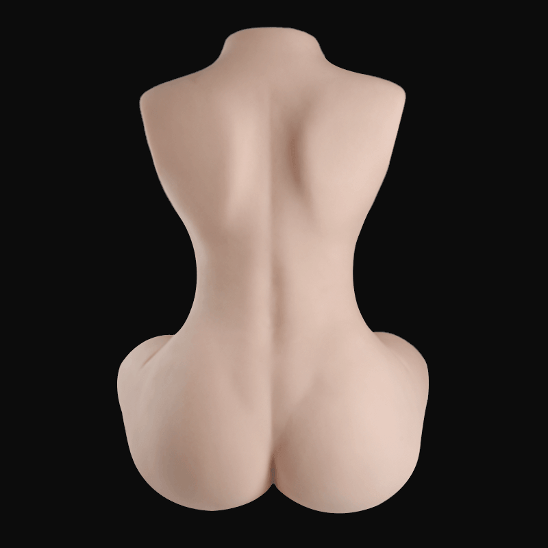 Adriana : 42lb Timeless Silhouette Suction Sex Doll Torso back view