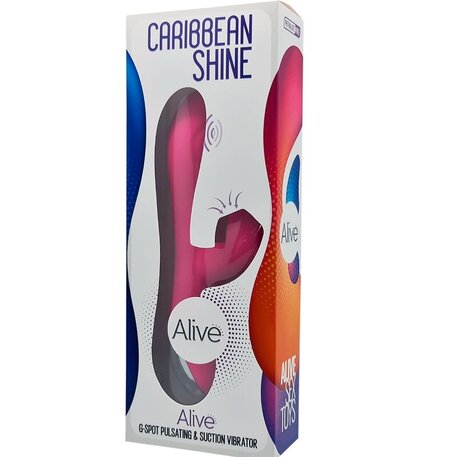 Alive Caribbean Shine - Multifunction Vibrator - G Spot Fuchsia shots