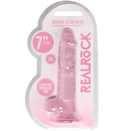 RealRock 7'' Realistic Dildo With Balls  - Club X