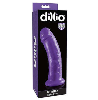 Dillio 8'' Dildo Purple - Club X