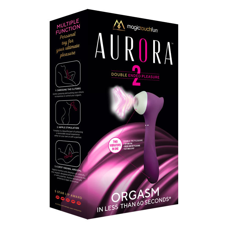 Magic Touch Aurora Clitoral Suction and G Spot Vibrator  - Club X
