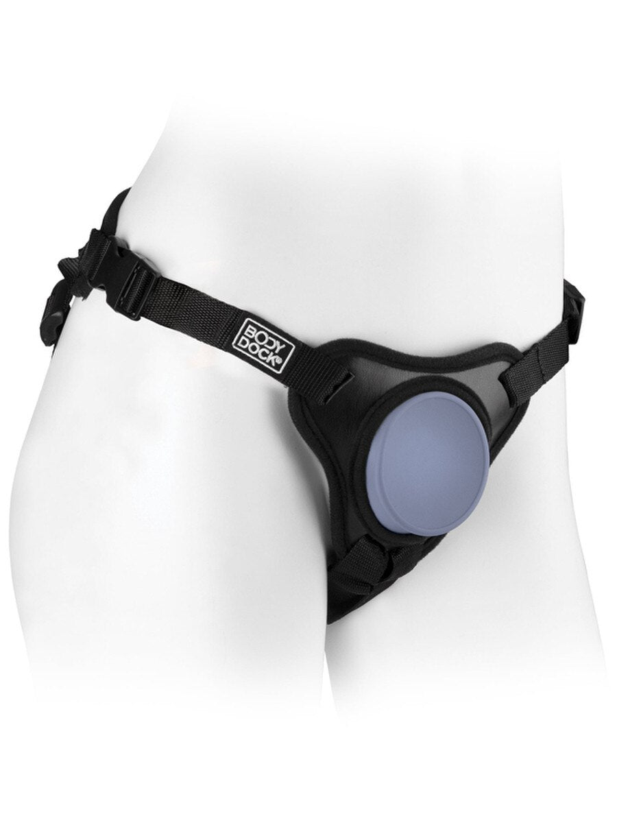 Front view of Dillio Platinum Body Dock SE fitted around the waist and pelvis