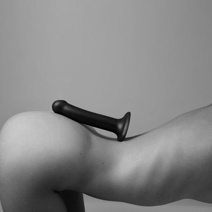 Strap On Me Dual Density Dildo Black Large Strap-on-me