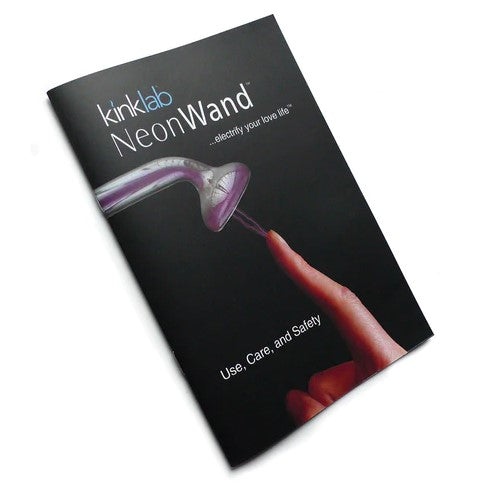 KinkLab Neon Wand Electrosex Kit - Red E-Stim Kit - 5 Piece Set  - Club X