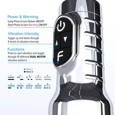 Fleshlight Quiver Rechargable Vibrating Stroker Fleshlight