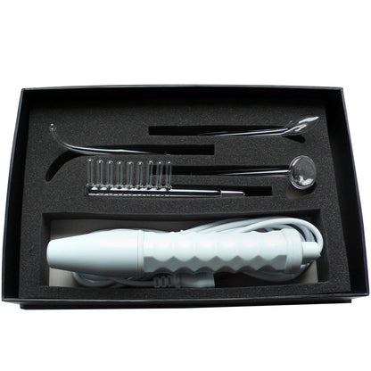 KinkLab Neon Wand Electrosex Kit - Purple E-Stim Kit - 5 Piece Set  - Club X