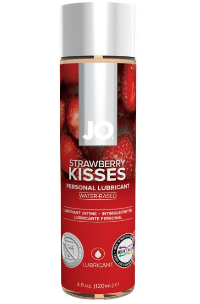 Jo H2O Strawberry Kisses Flavoured Lubricant - 120Ml  - Club X