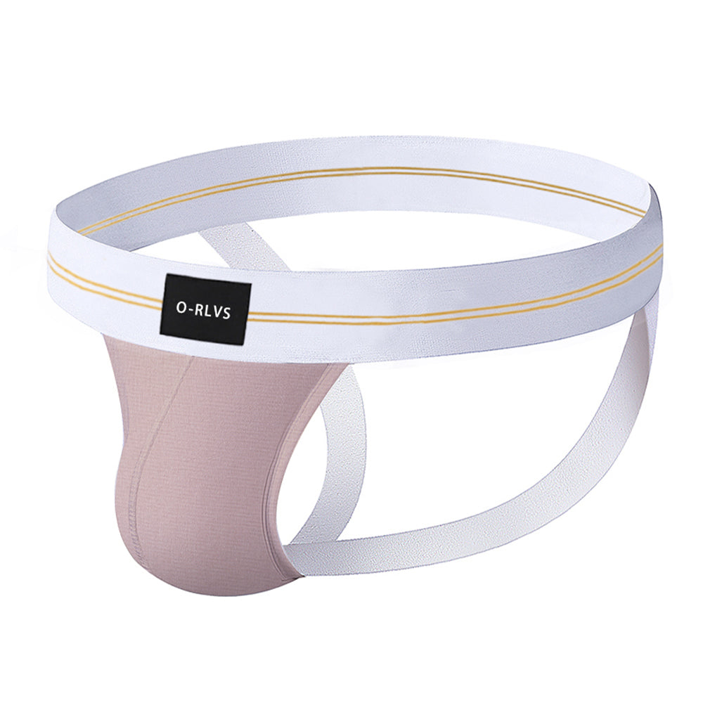 Club Jox O-RLVS Pink with White Band Jock Strap - Club X