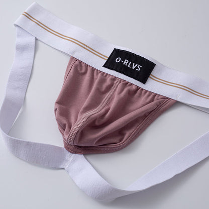 Club Jox O-RLVS Pink with White Band Jock Strap - Club X