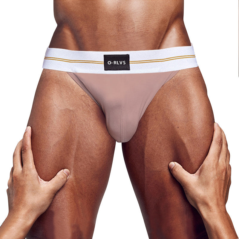 Club Jox O-RLVS Pink with White Band Jock Strap - Club X