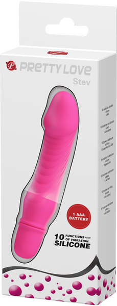 Pretty Love Stev Vibrator - Dark Pink  - Club X