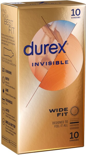 Fetherlite Ultra Larger Condoms 10 Pack  - Club X