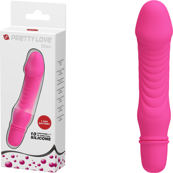 Pretty Love Stev Vibrator - Dark Pink  - Club X