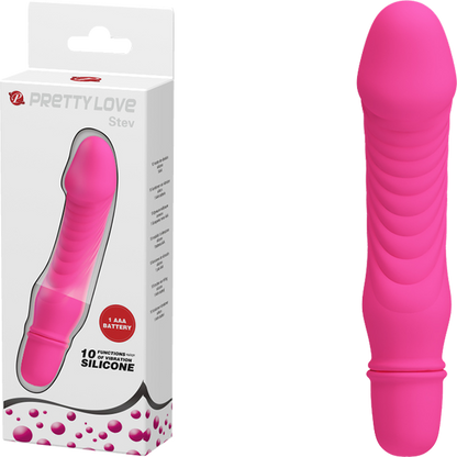 Pretty Love Stev Vibrator - Dark Pink  - Club X