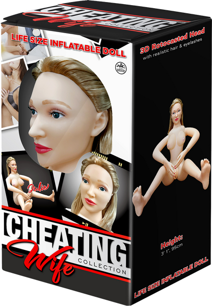 Julie (flesh) Life size inflatable doll  - Club X